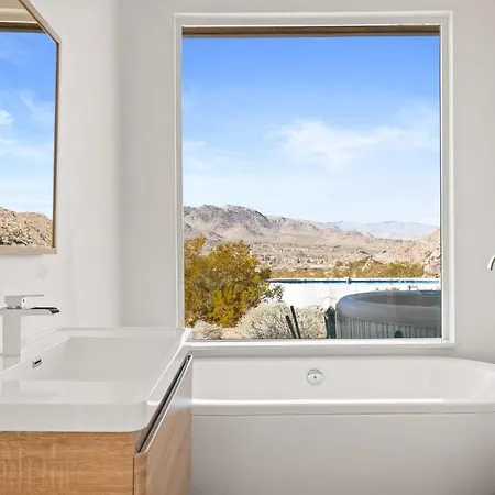 The House Of Intellect - Large Pool Outdoor Shower Spa Joshua Tree Extérieur photo