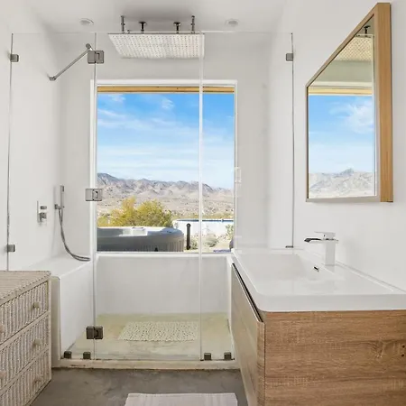 The House Of Intellect - Large Pool Outdoor Shower Spa Joshua Tree Extérieur photo