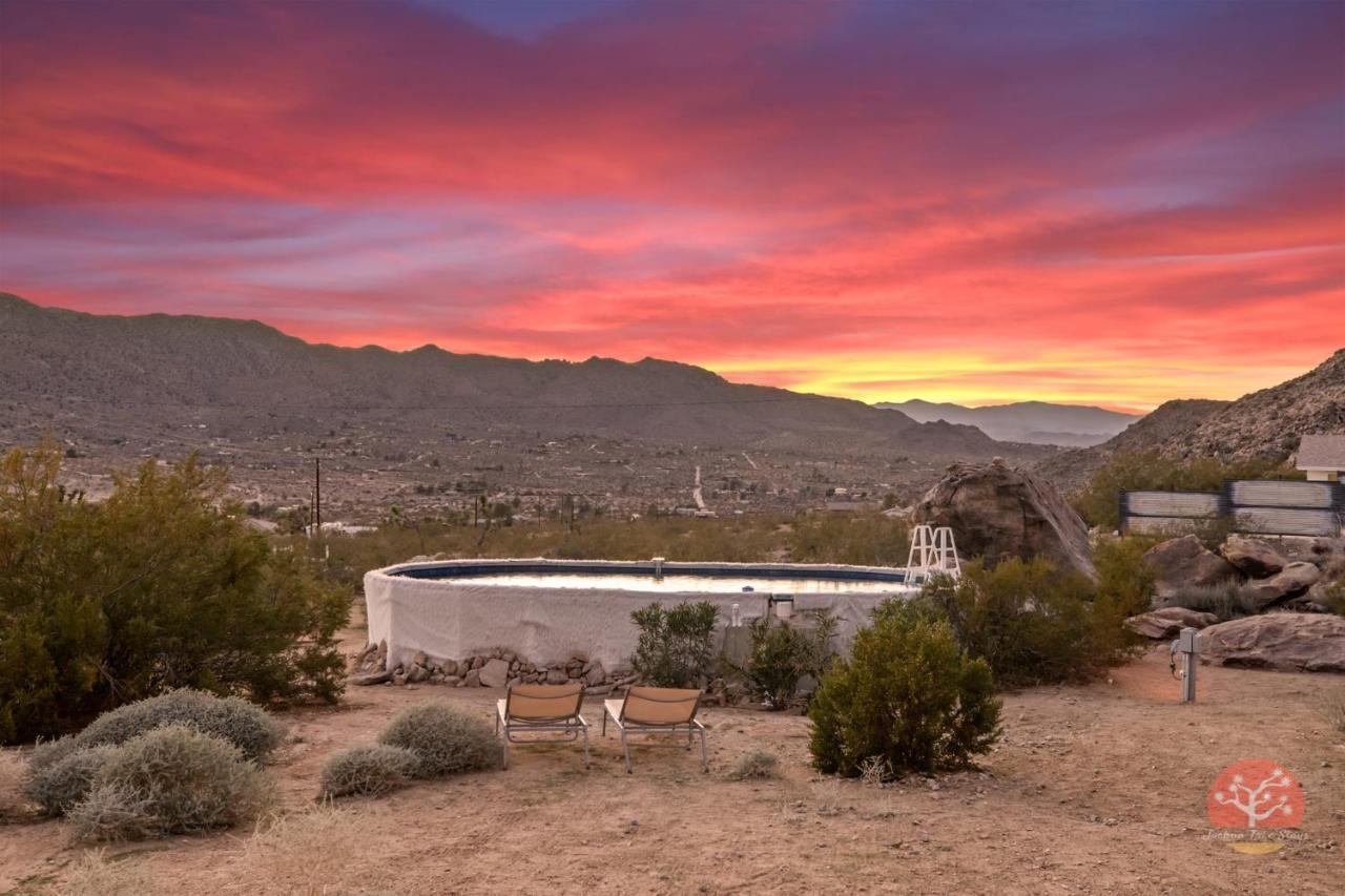 The House Of Intellect - Large Pool Outdoor Shower Joshua Tree